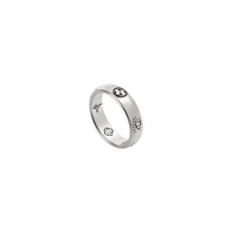 gucci anello bamboo argento|Anello Blind for Love in argento 925 .